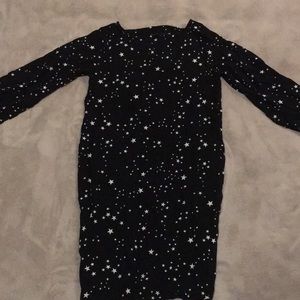 Black dress with stars